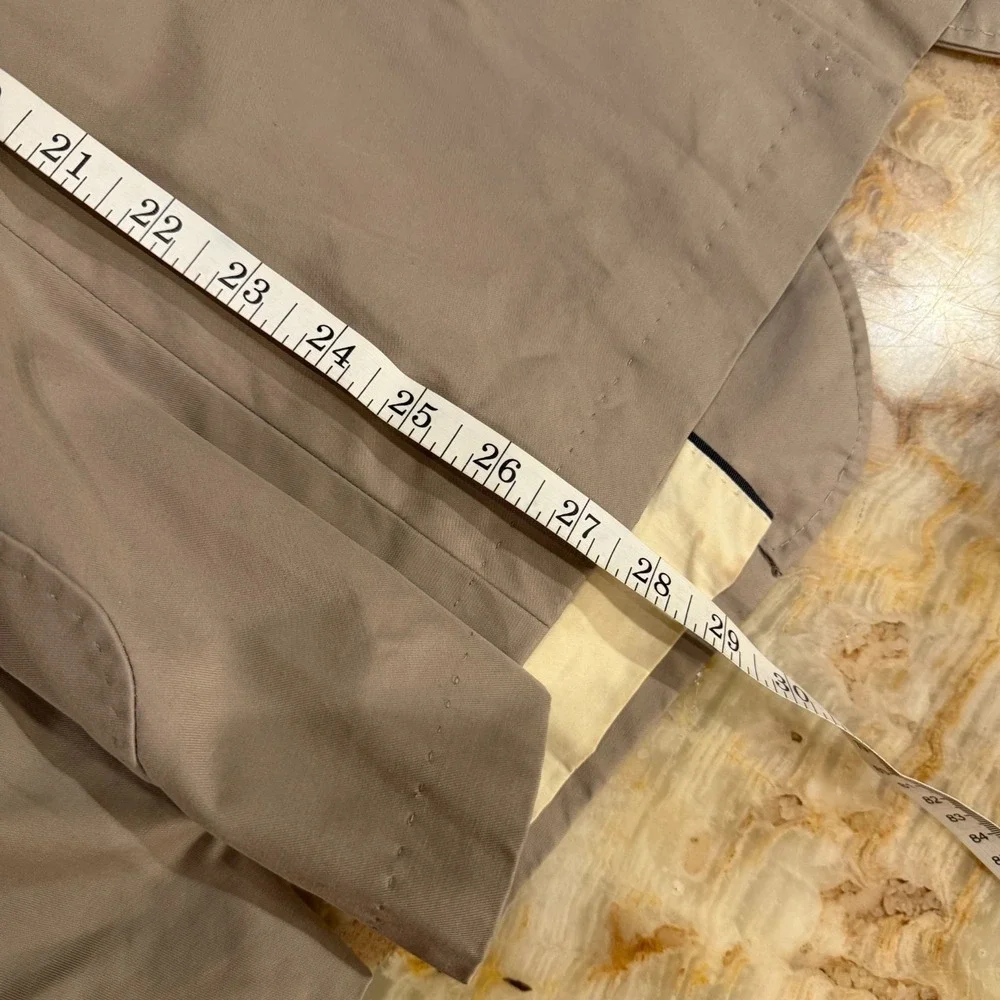 Rag & Bone New York Notch Lapel Sport Coat Beige Hand Tailored Slim Size 44